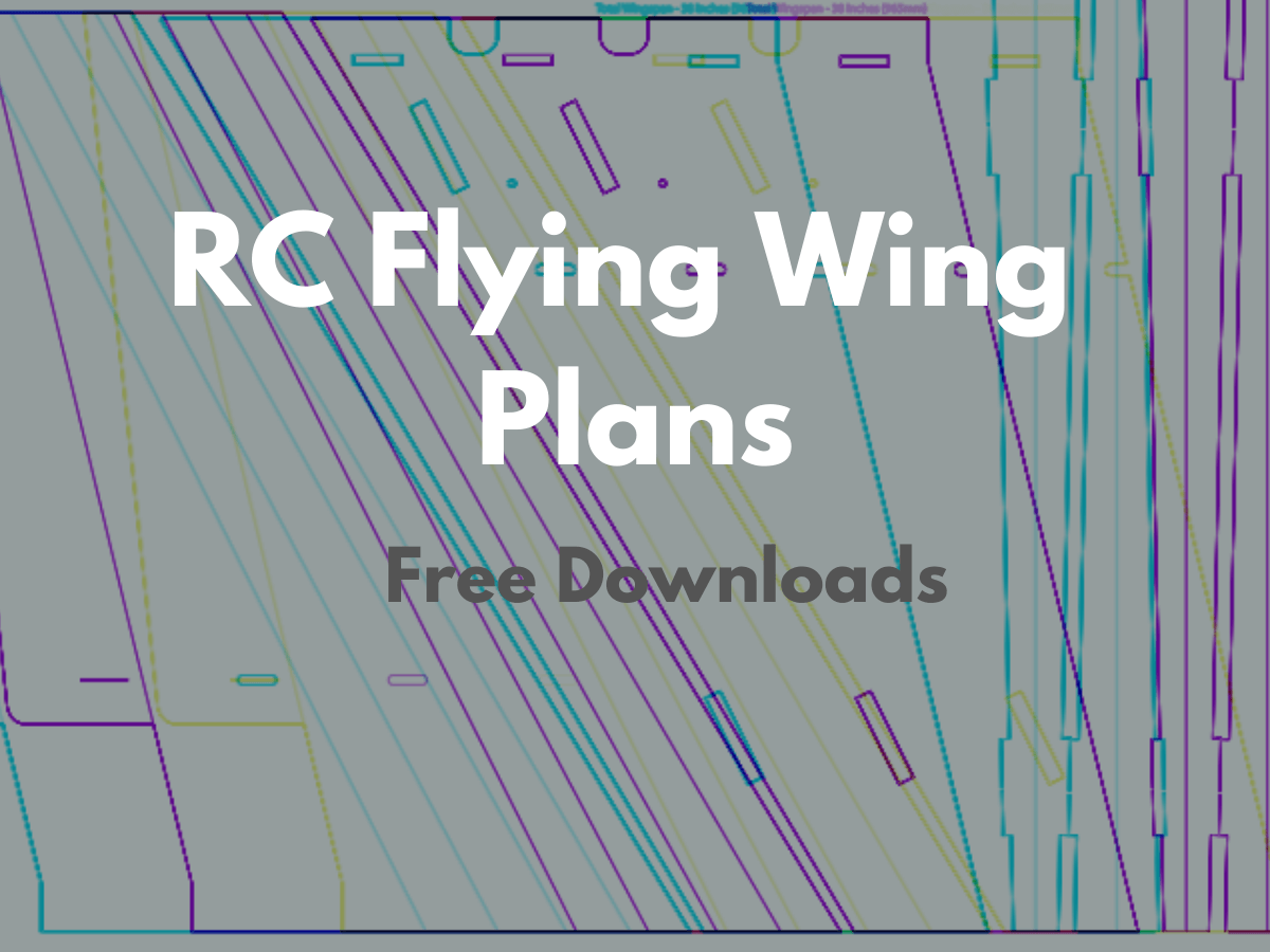 RC Flying Wing Plan Downloads