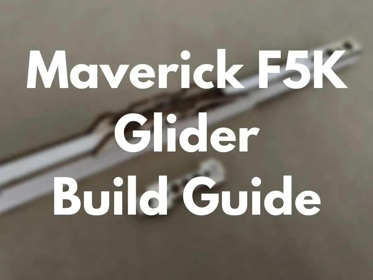 Maverick F5K Electrick Glider Build Guide