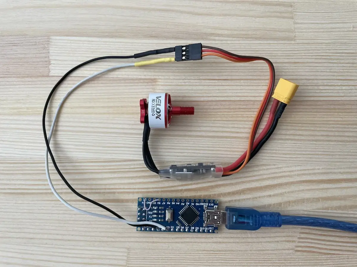 BLHeli ESC programming with Arduino Nano board