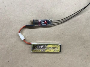 Powering up a PWM receiver with a 1S LiPo battery